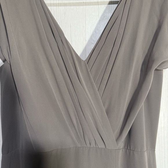 Monique Luilier Bridesmaids Gray Gwen Dress size 10 - Picture 5 of 14